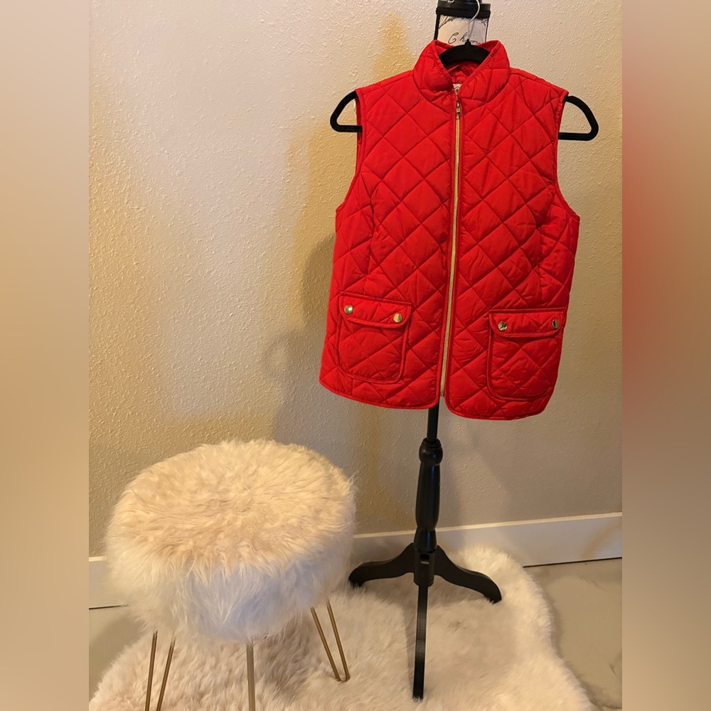 St. John's Bay Red Quilted Vest